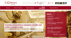 Desktop Screenshot of camaramadrid.es